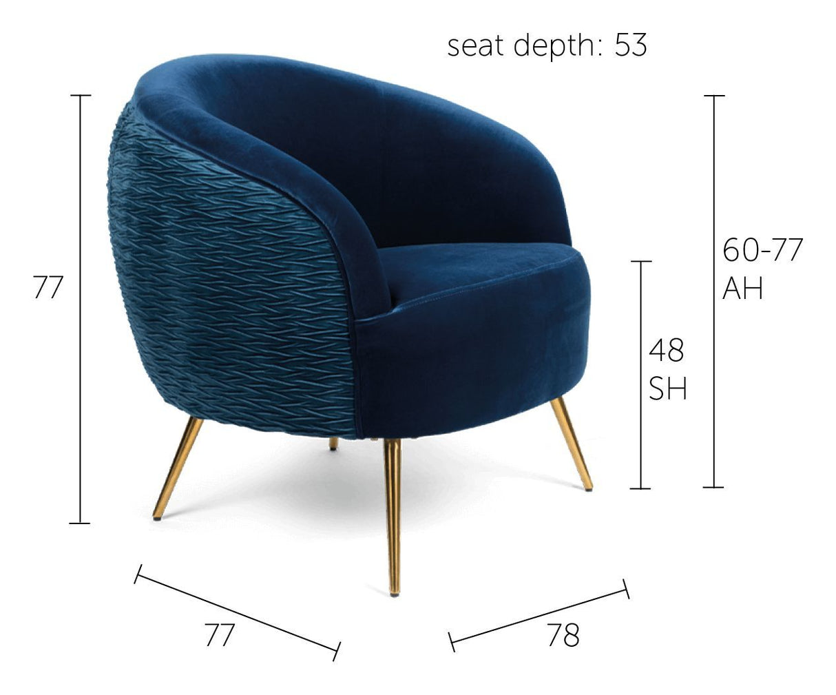 So Curvy Loungestol - Mørk Grøn - Unoliving.com