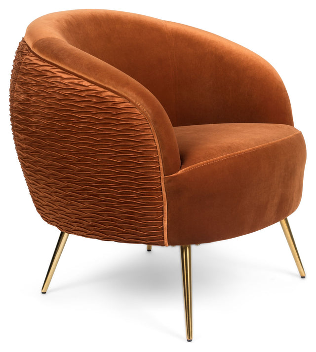 So Curvy Loungestol - Orange - Unoliving.com