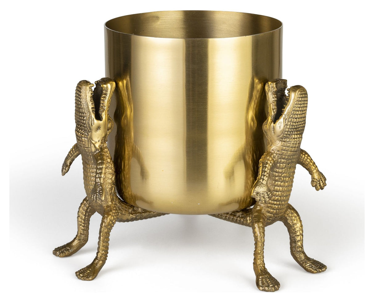 SURROUNDED BY CROCODILES Vase, M