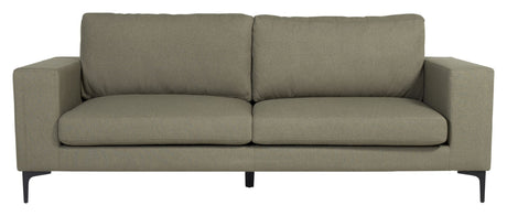 Bolero 3 - pers. Sofa, Dusty Green Stof m. sorte ben - UNOLIVING.COM