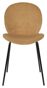 Bonnet Spisebordsstol - Ochre fløjl - UNOLIVING.COM