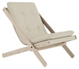 Boogie Loungestol, Beige/Natur - UNOLIVING.COM