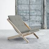 Boogie Loungestol, Grey/Natur - UNOLIVING.COM