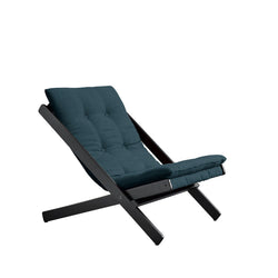 Boogie Loungestol, Petroleum Blue/Sort - UNOLIVING.COM