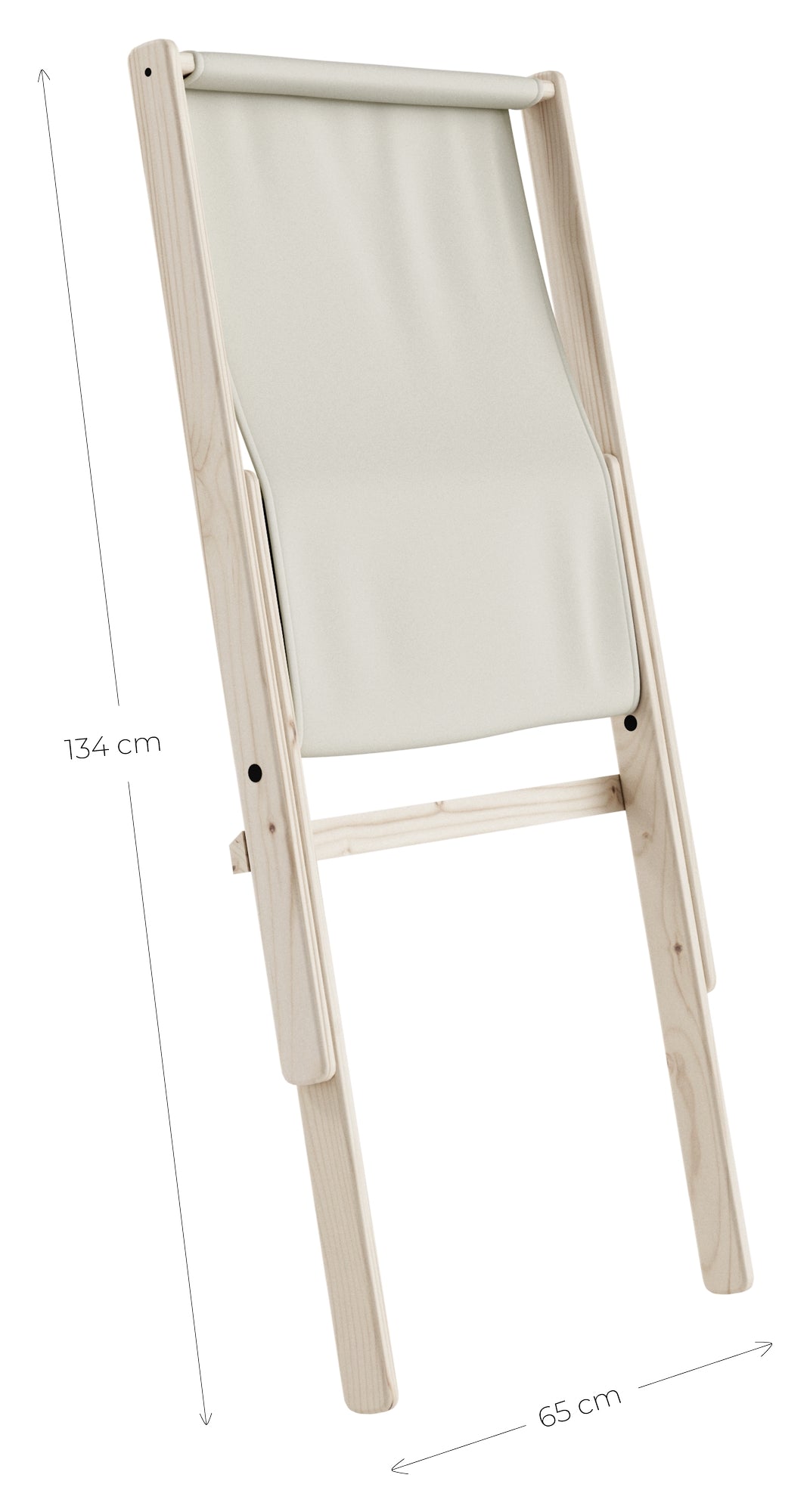 Boogie Loungestol, Wheat Beige/White - UNOLIVING.COM