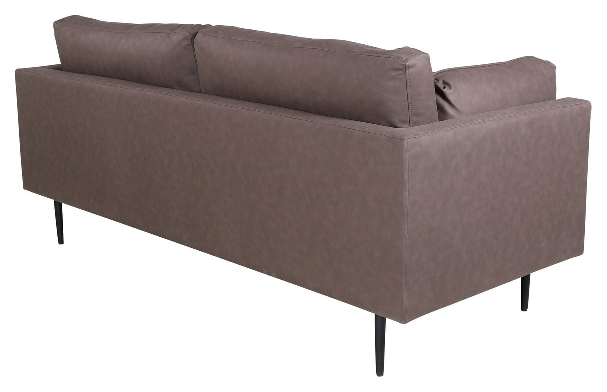 Boom 3 - pers. Sofa, Brun Microfibre - UNOLIVING.COM