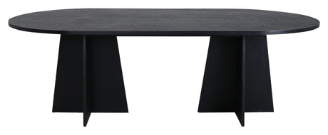 Bootcut Spisebord 230x115 - Sort - UNOLIVING.COM