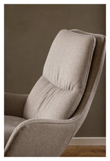 Bosley, loungestol - beige - UNOLIVING.COM