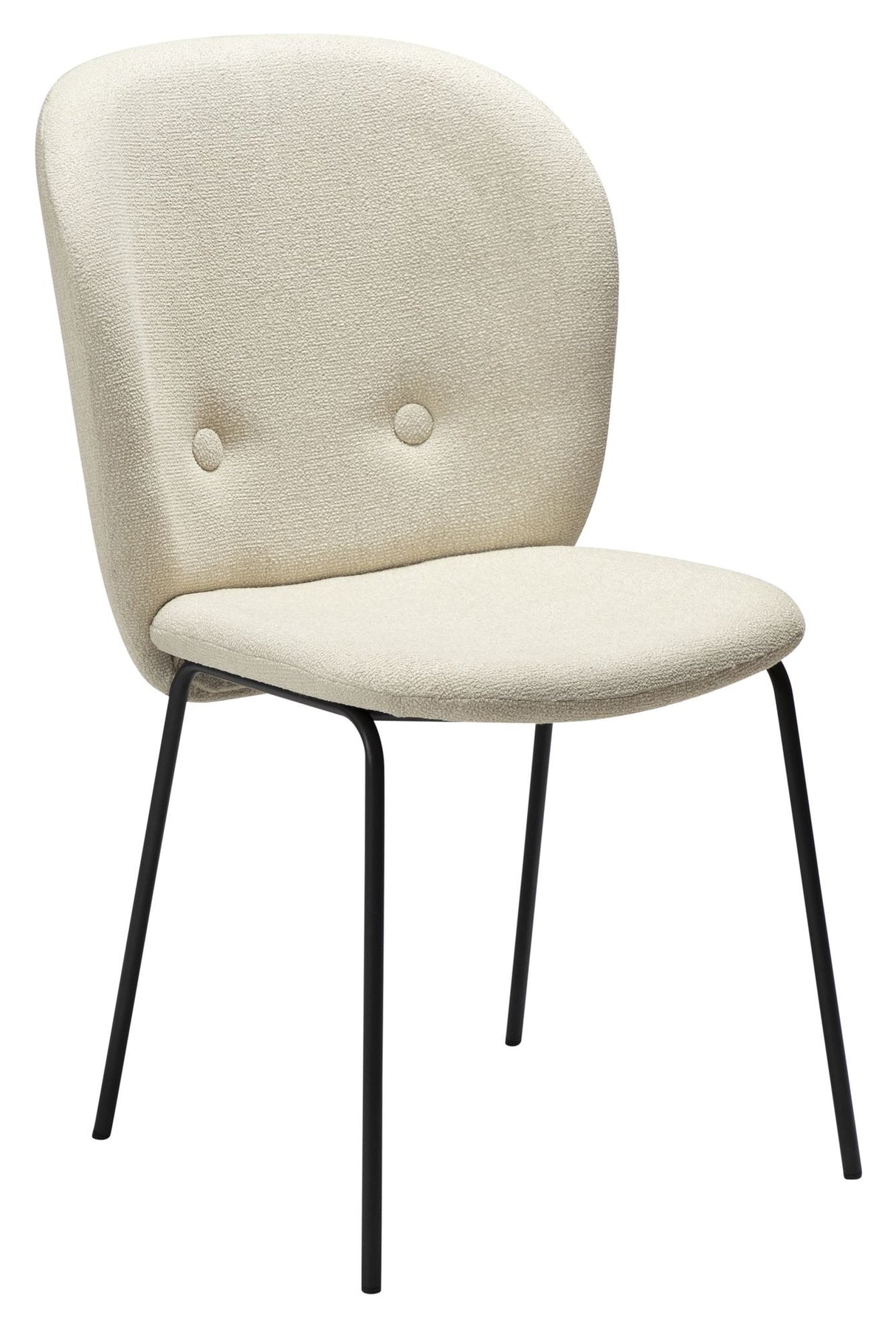 BRACE Spisebordsstol, Hvid/Beige - UNOLIVING.COM