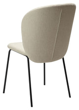 BRACE Spisebordsstol, Hvid/Beige - UNOLIVING.COM