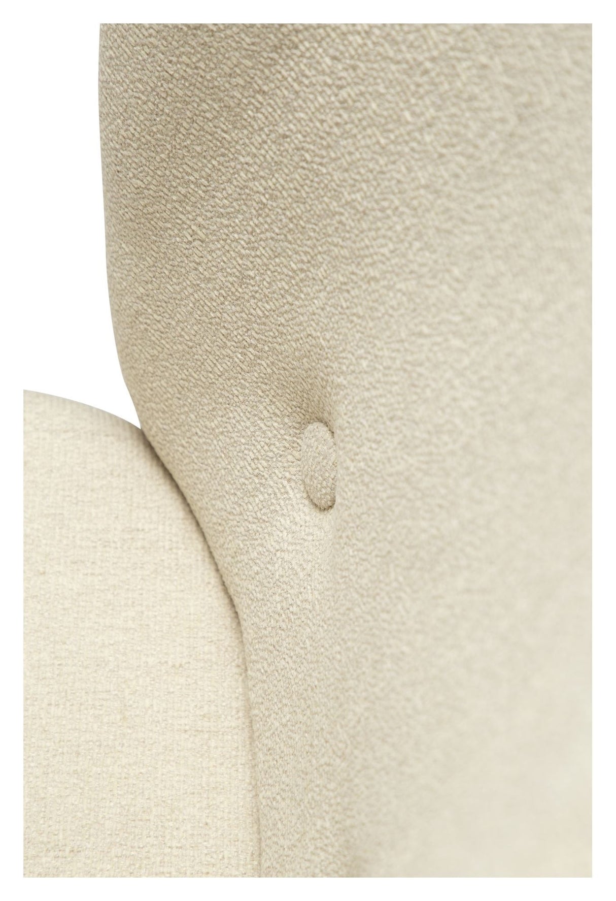 BRACE Spisebordsstol, Hvid/Beige - UNOLIVING.COM