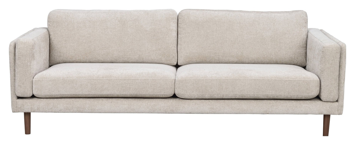 Braden, 3 - pers. Sofa - beige/brun eg - UNOLIVING.COM