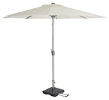 Brafab Andria Parasol, Beige/alu - UNOLIVING.COM