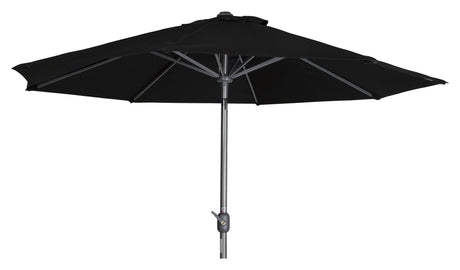 Brafab Andria Parasol, Sort/alu - Unoliving.com