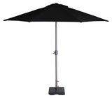 Brafab Andria Parasol, Sort/alu - Unoliving.com