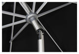 Brafab Andria Parasol, Sort/alu - Unoliving.com