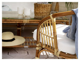 Astrakan Rattan havestol m. hyde, natur - Unoliving.com