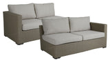 Funkia Loungemodul Højre/Venstre m. hynde, Beige wicker - Unoliving.com