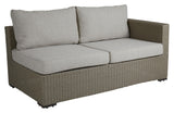 Funkia Loungemodul Højre/Venstre m. hynde, Beige wicker - Unoliving.com