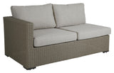 Funkia Loungemodul Højre/Venstre m. hynde, Beige wicker - Unoliving.com