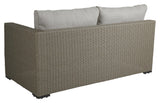 Funkia Loungemodul Højre/Venstre m. hynde, Beige wicker - Unoliving.com