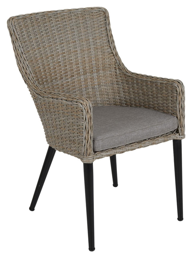 Lavendel Havestol m. hynde, Beige wicker - Unoliving.com