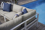 Brafab Leone Loungemodul Mat hvid, Midt - UNOLIVING.COM