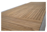 Naos Havebord Teak, rustf. stål, 220/320x100 - Unoliving.com