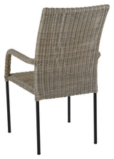 Nypon Havestol, Sort/Beige wicker - Unoliving.com