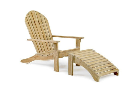 Brafab Opal Loungestol m. skammel, Teak - UNOLIVING.COM