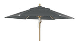 Brafab Parma Parasol Ø3,5 m, Grå/Natur - UNOLIVING.COM