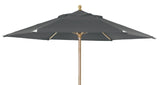 Brafab Reggio Parasol Ø300, Grå/Natur - UNOLIVING.COM