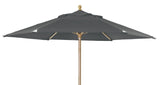 Brafab Reggio Parasol Ø300, Grå/Natur - Unoliving.com