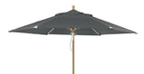 Brafab Trieste Parasol Ø250, Grå/Natur - Unoliving.com