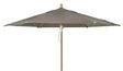 Brafab Trieste Parasol Ø250, Taupe/Natur - Unoliving.com