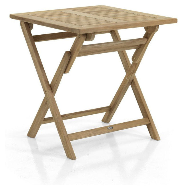 Brafab Turin Havebord Teak, 70x70 - UNOLIVING.COM