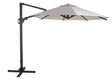 Brafab Varallo Parasol Frithængende Ø300, Beige/Grå - Unoliving.com