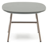 Bramant Sidebord, Taupe, 60x60 - UNOLIVING.COM