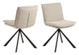 Flynn Spisebordsstol m. drej, Beige stof - Unoliving.com