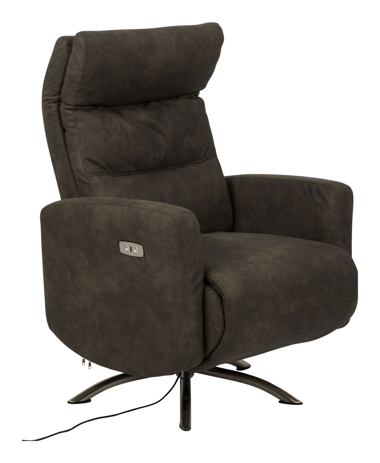 Kamares Recliner, Grå stof - Unoliving.com