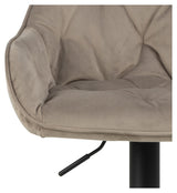 Brooke, barstol - beige - UNOLIVING.COM