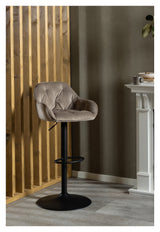 Brooke, barstol - beige - UNOLIVING.COM