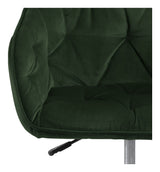 Brooke Kontorstol, Forest green velour - Unoliving.com