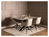 Brooke, spisebordsstol m/armlæn - beige - UNOLIVING.COM