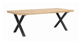 Brooklyn Spisebord m. X - ben - Eg, 170x95 - UNOLIVING.COM