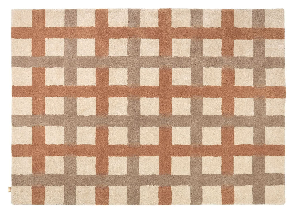 Edith Uld tæppe 300x200, Beige/Gul - Unoliving.com