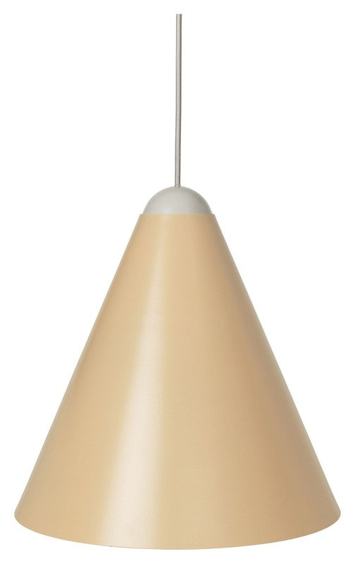 Gine Lampeskærm L, Pale Yellow, Ø35 - Unoliving.com