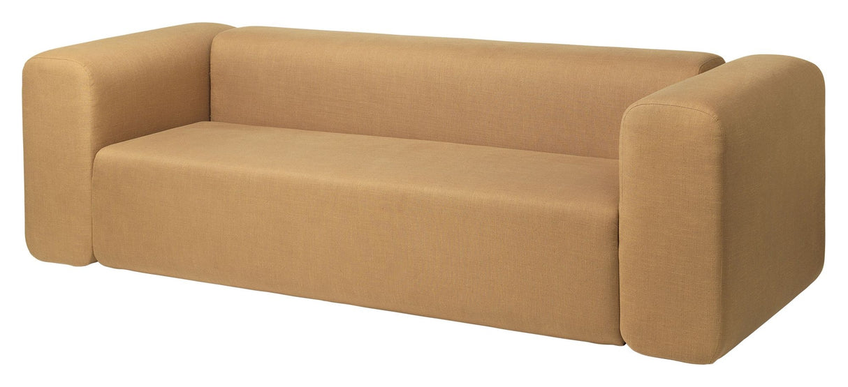 Lagoon 3-pers sofa, Lysebrun