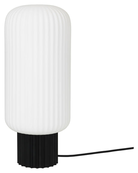 Lolly Bordlampe Sort/Opal Hvid, Ø16 - Unoliving.com