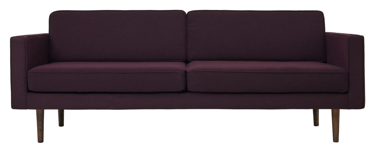 Wind 3-pers sofa, Bordeaux rød - Unoliving.com